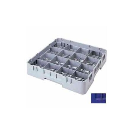 Cambro Cambro - Camrack  Glass Rack 16 Compartments 6-7/8" Max. Height Navy Blue NSF 16S638186